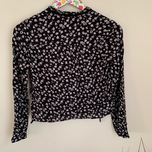 Urban Outfitters Floral print long sleeve crop top - Picture 7 of 7